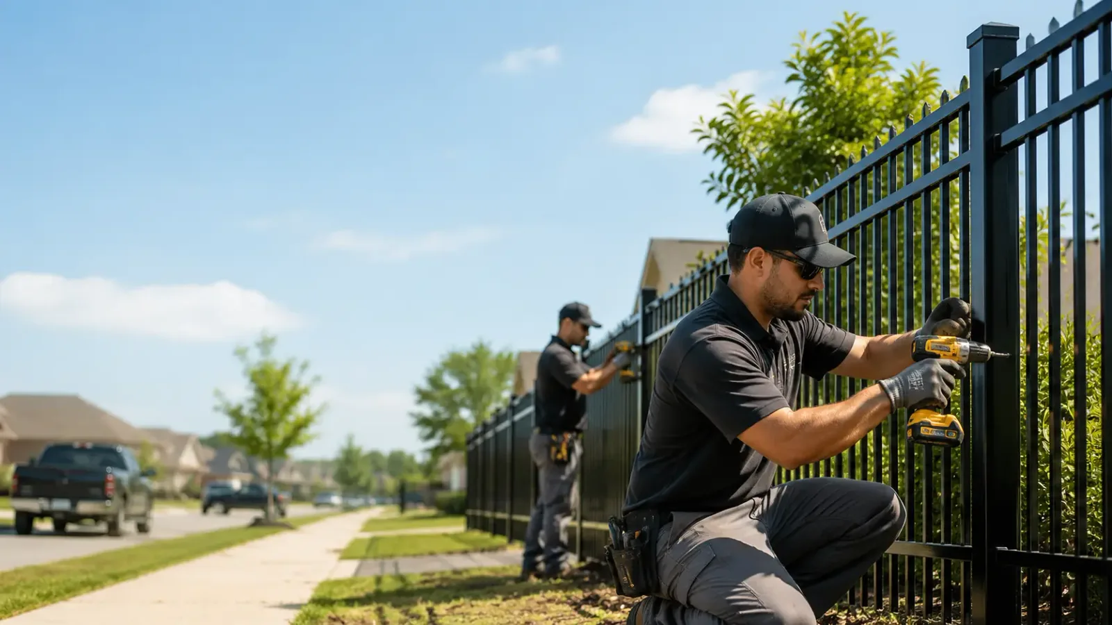 Metal Fence Installation in Mccordsville, IN
